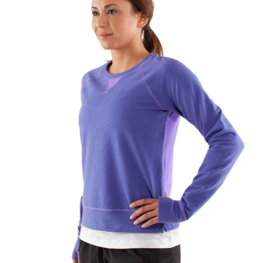 lululemon—Voyage Pullover, Power Purple, size 8